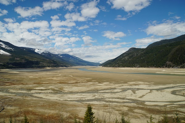 Sweeping river beds from the Rocky Mountaineer © Holidays Beckon Pty Ltd
